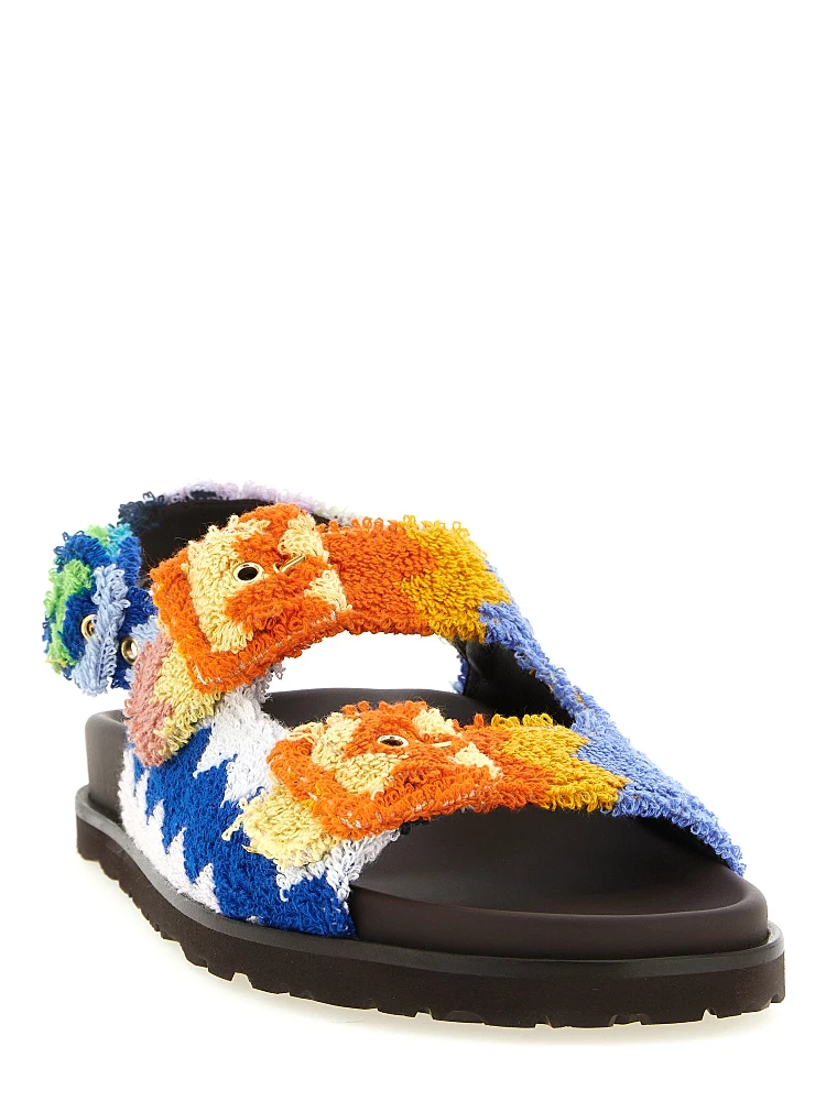 Multicolor Goatskin Flat Sandals alternative