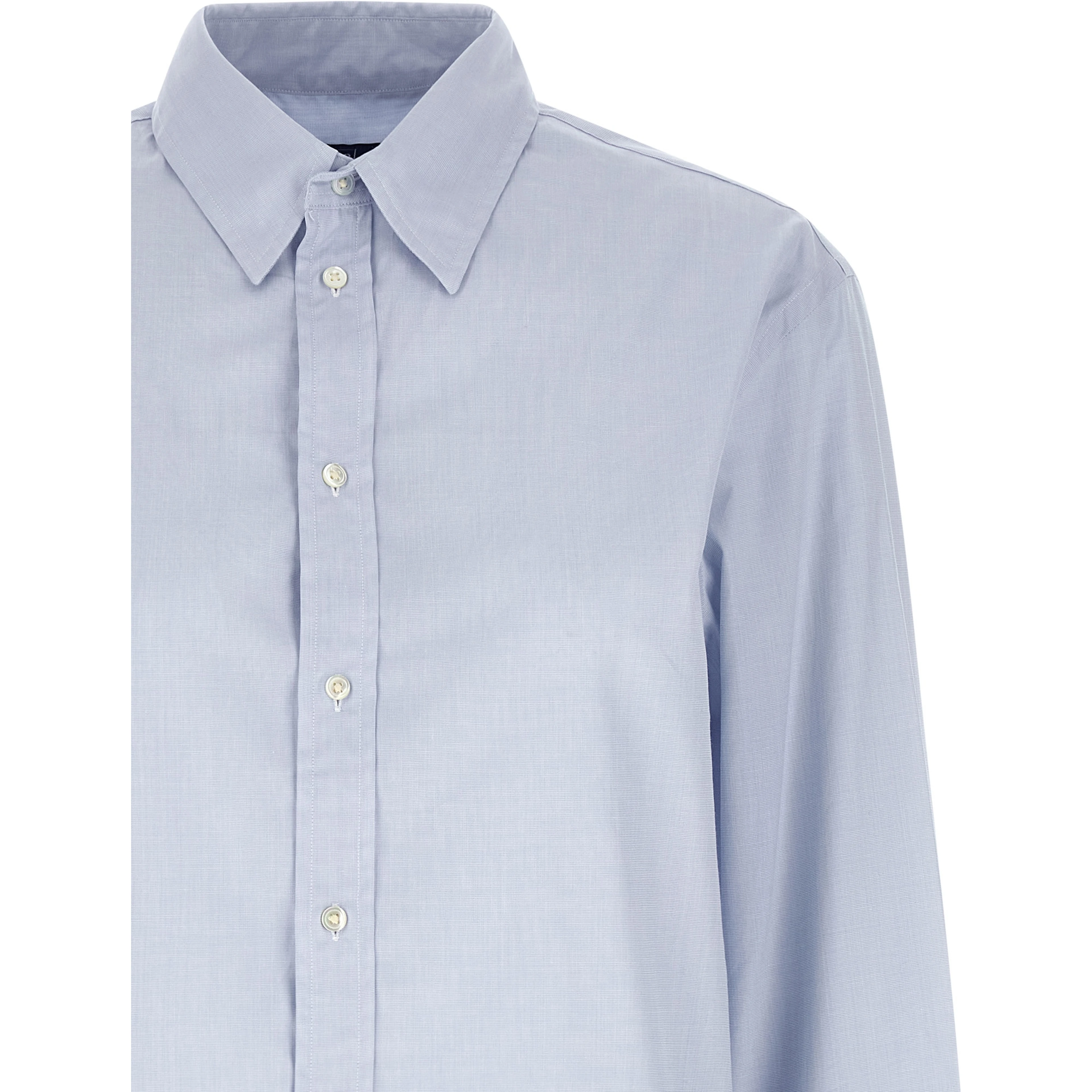 Blue Cotton Blouse