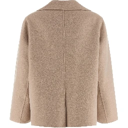 Beige Virgin Wool Blazer