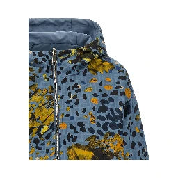 Blue Polyester Shell Jacket