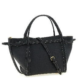 Black Calfskin Tote Bag
