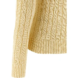 Bicolor Cotton Cardigan