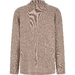 Beige Wool Cardigan