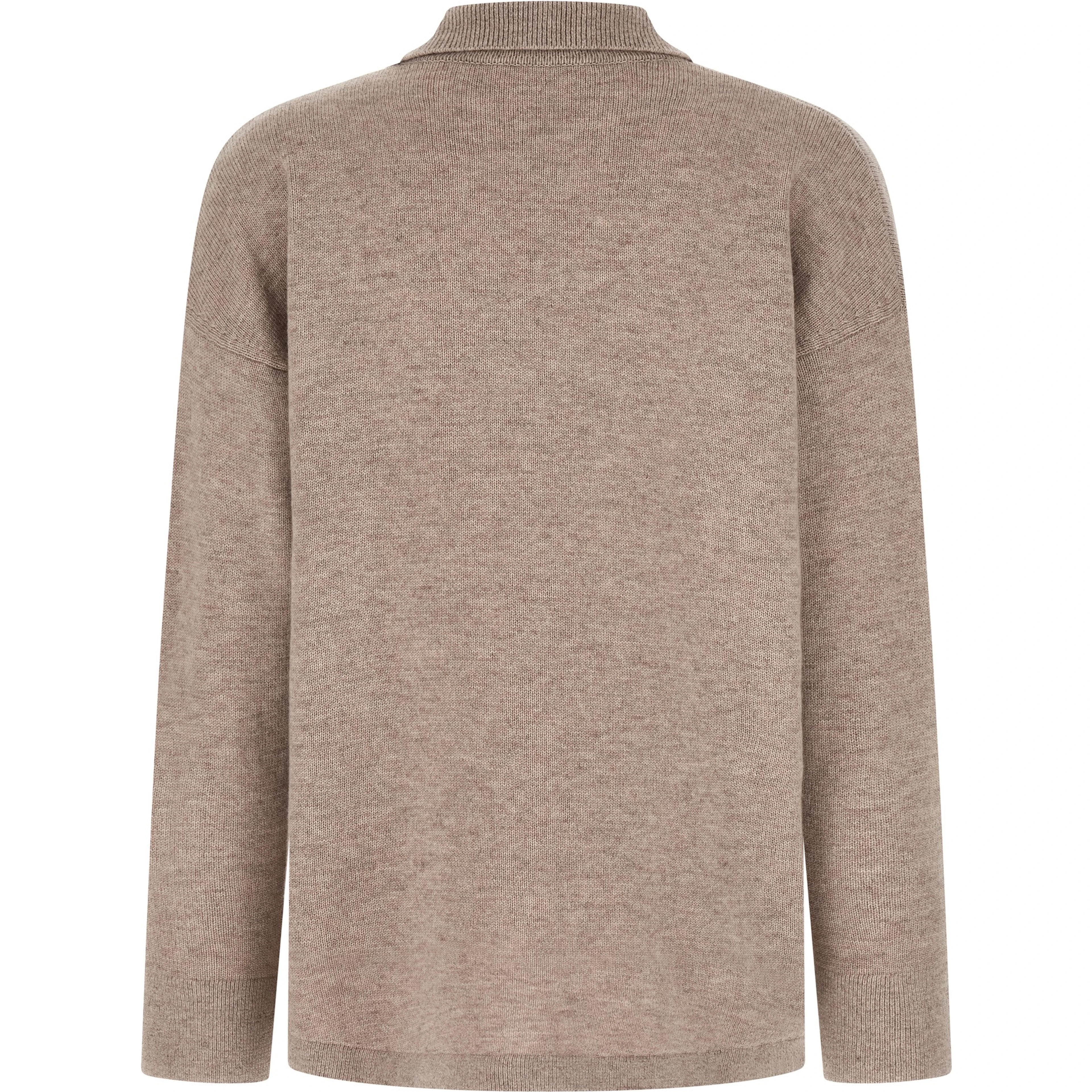 Beige Wool Cardigan