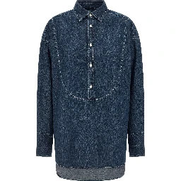 Blue Cotton Blouse