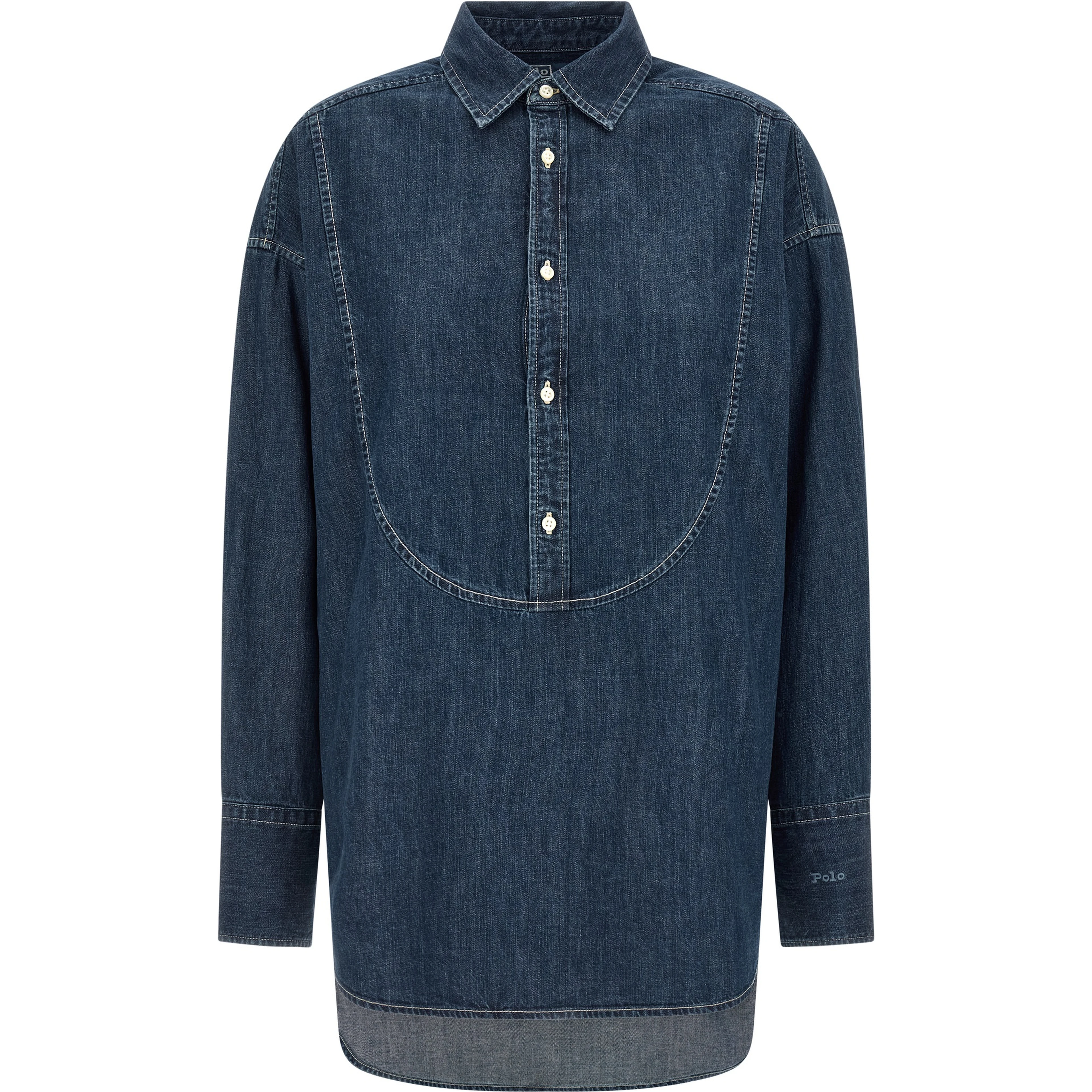 Blue Cotton Blouse