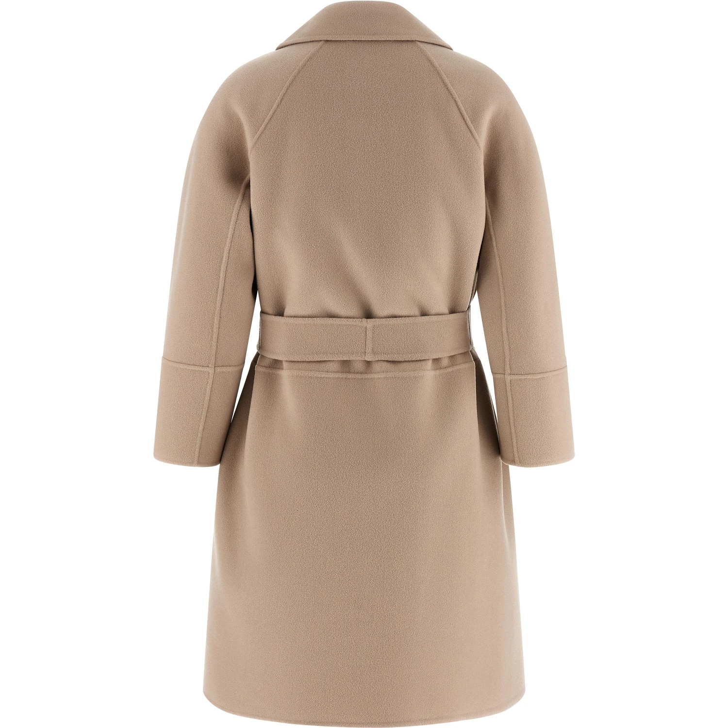 Beige Virgin Wool Coat