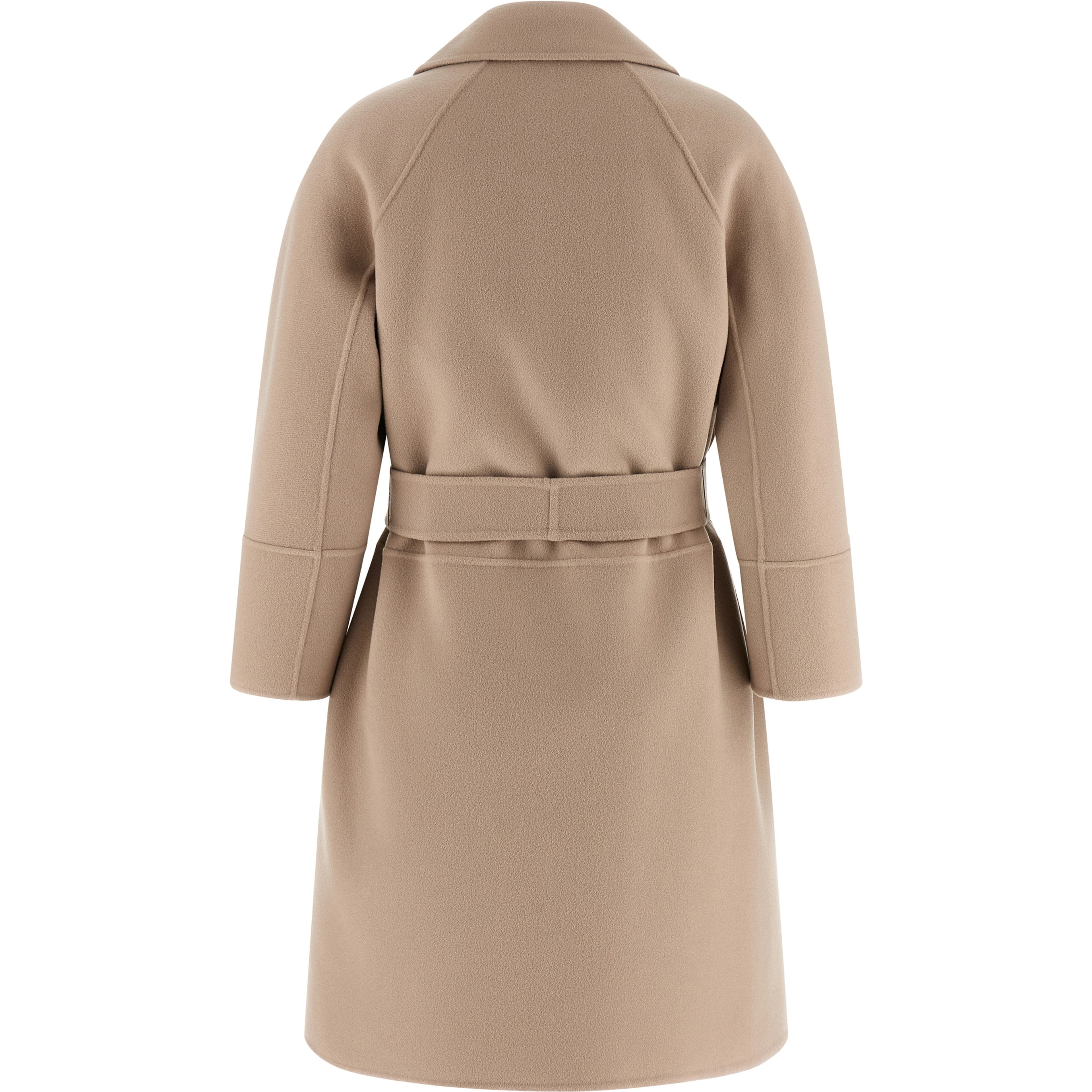 Beige Virgin Wool Coat