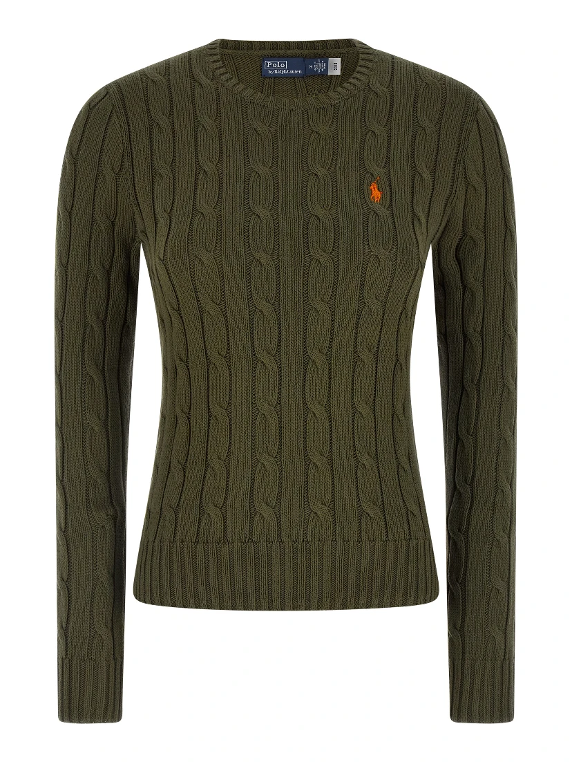 Bicolor Cotton Cardigan