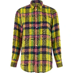 Multicolor Linen Blouse
