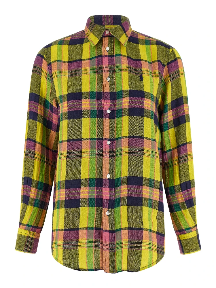 Multicolor Linen Blouse