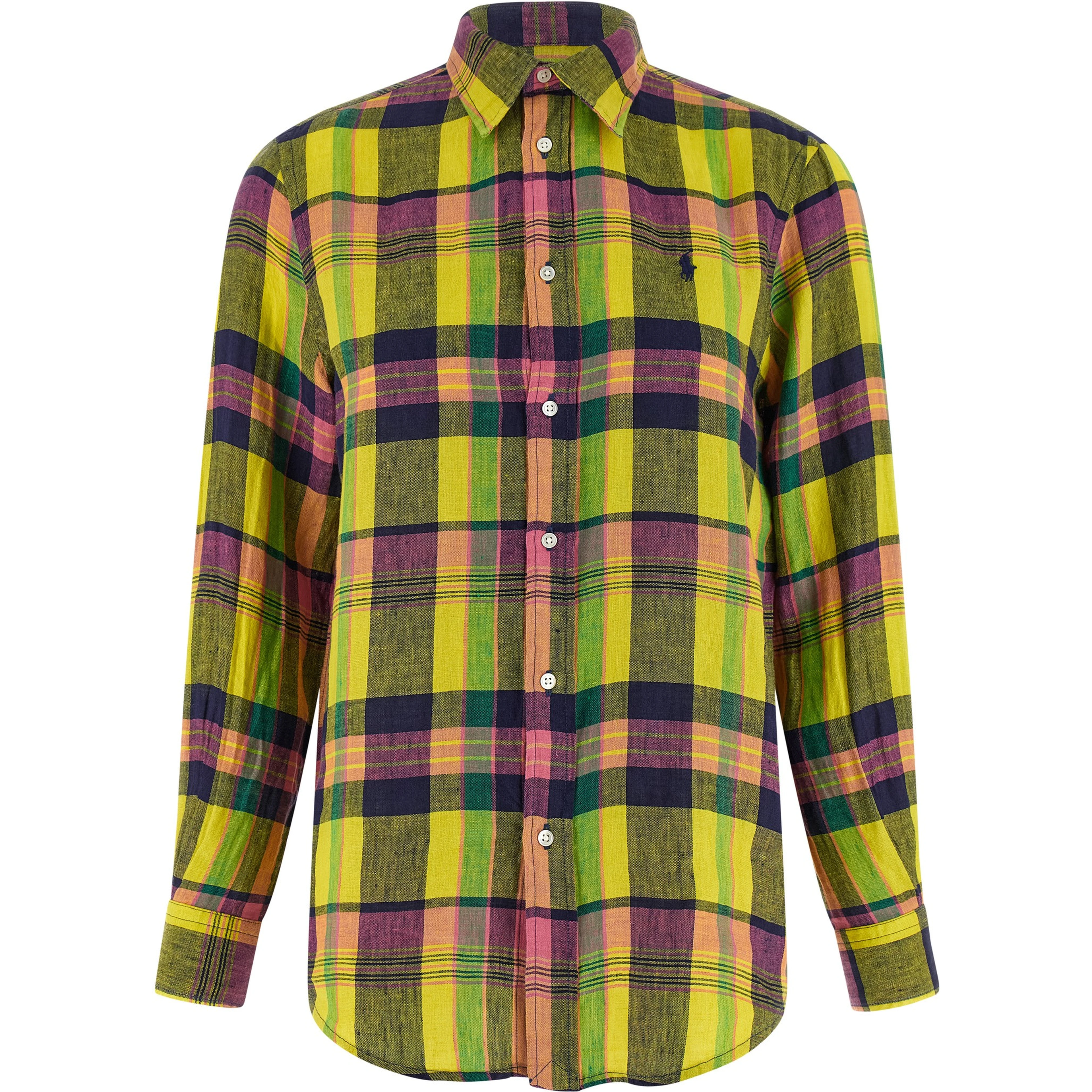 Multicolor Linen Blouse