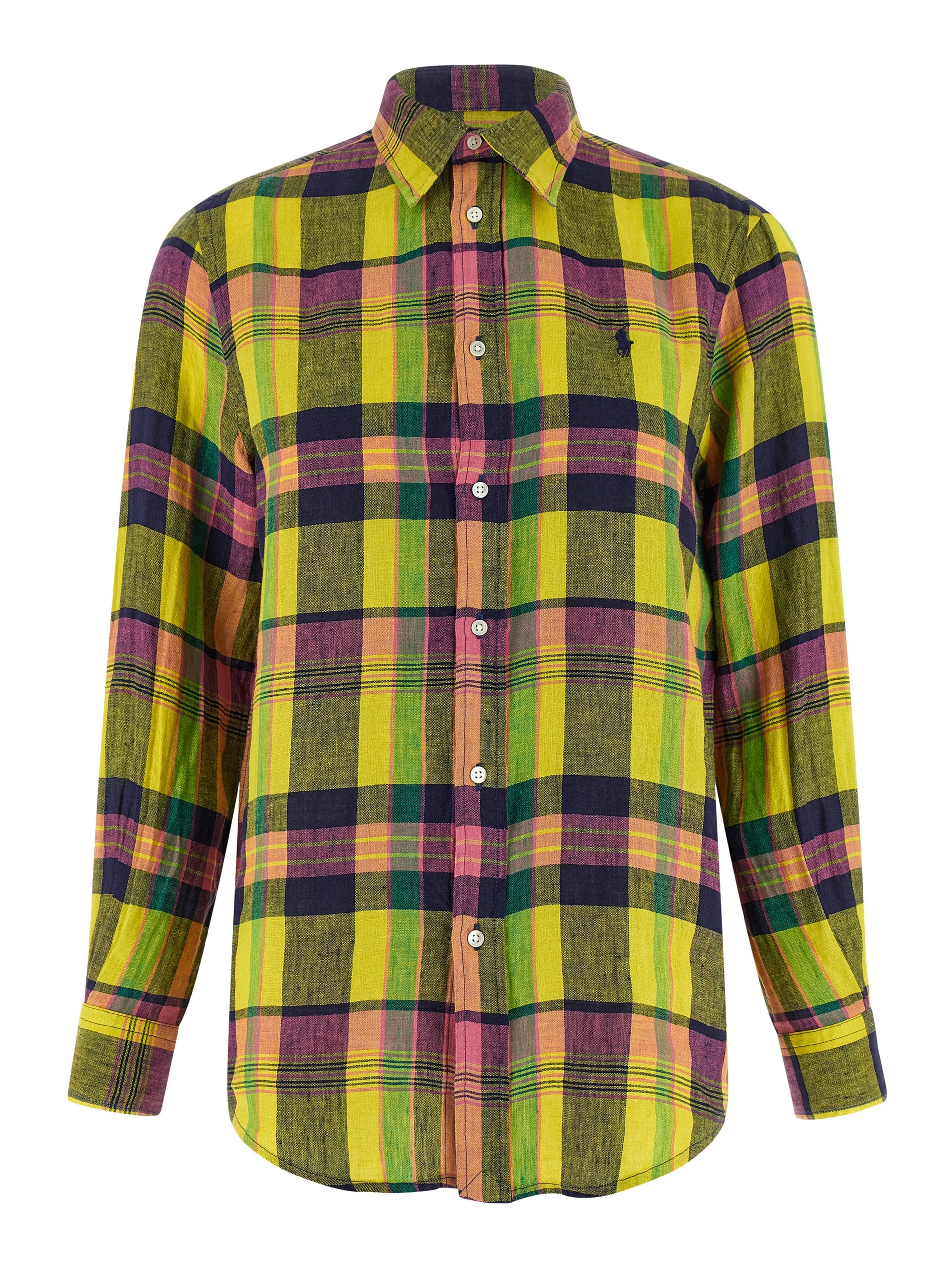 Multicolor Linen Blouse