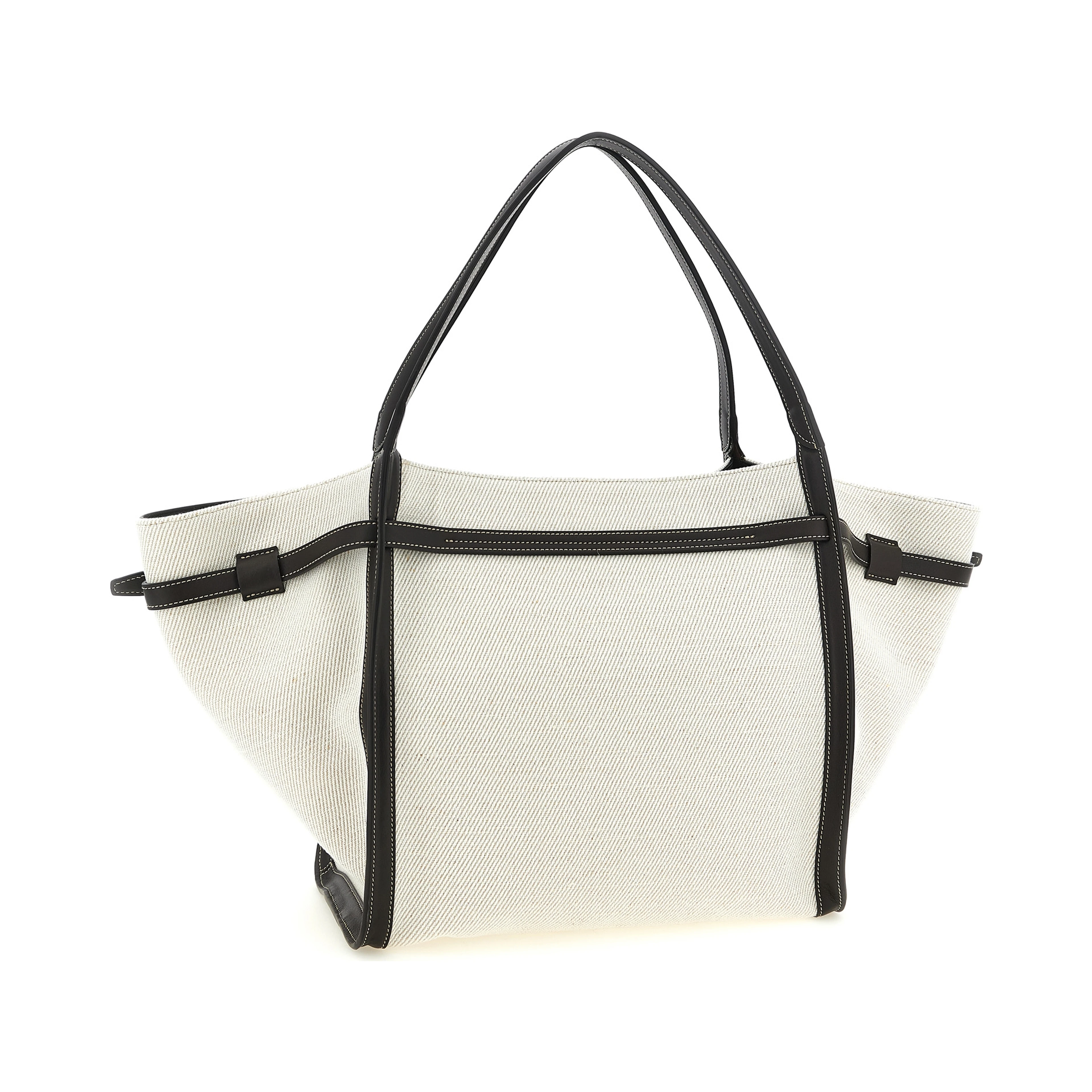 Multicolor Linen Tote Bag