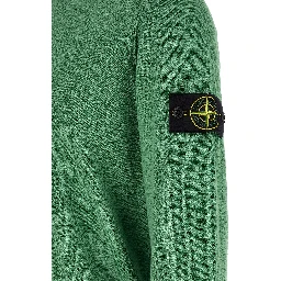 Bicolor Cotton Cardigan