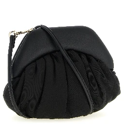 Black Viscose Clutch Bag