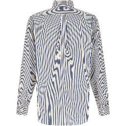 Blue Cotton Blouse