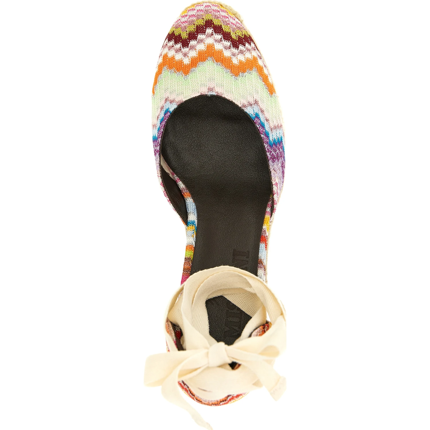 Multicolor Cowhide Wedge Sandals