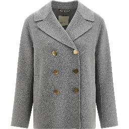 Gray Virgin Wool Blazer