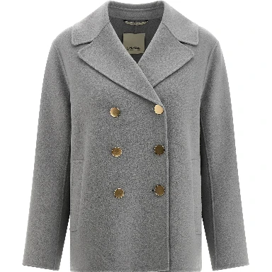 Gray Virgin Wool Blazer