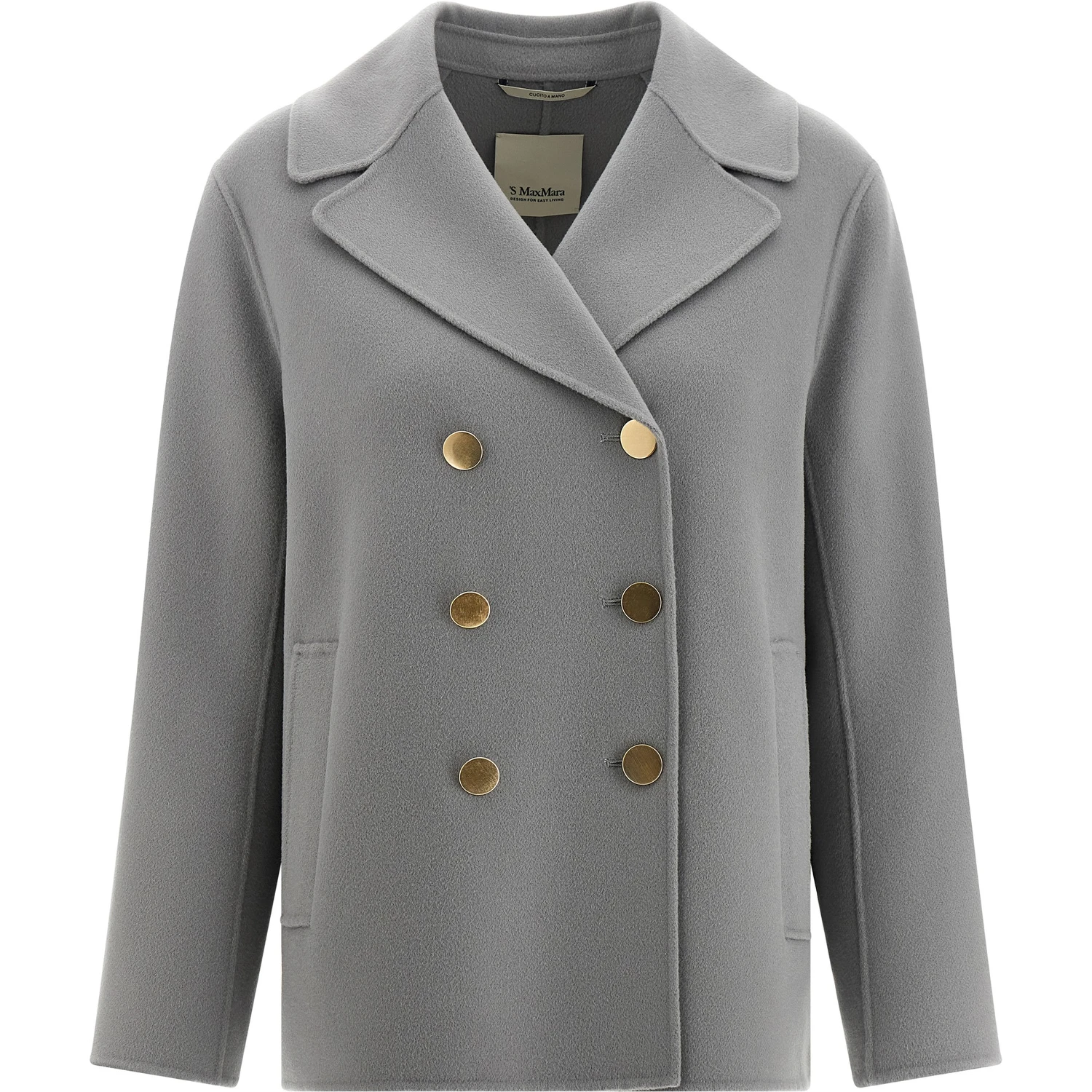 Gray Virgin Wool Blazer