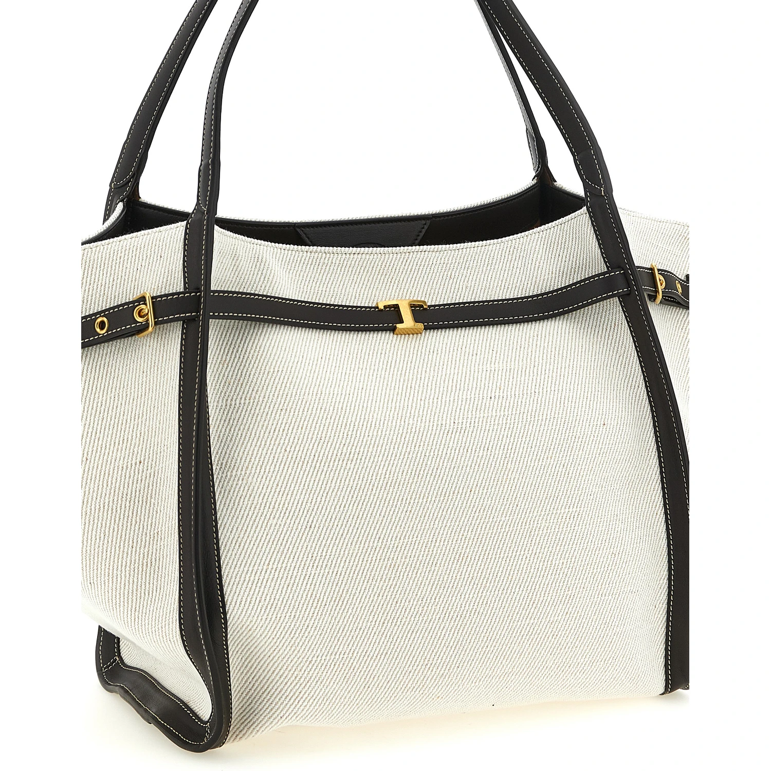 Multicolor Linen Tote Bag