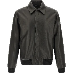 Black Lamb Leather Leather Jacket