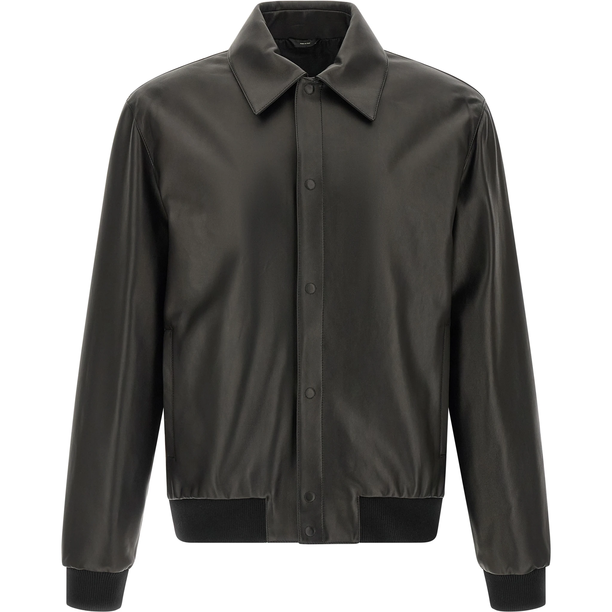 Black Lamb Leather Leather Jacket