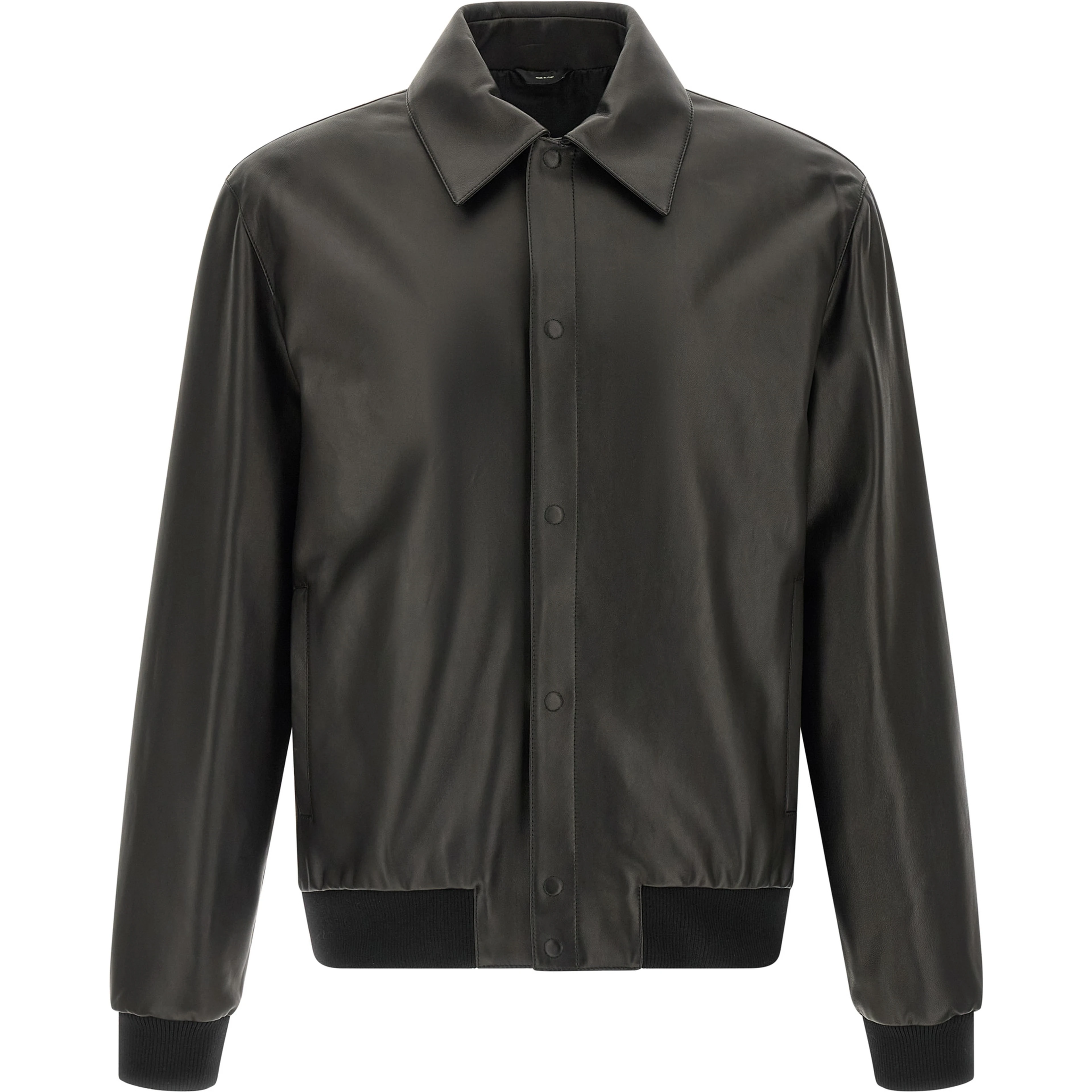 Black Lamb Leather Leather Jacket