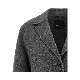 Gray Virgin Wool Blazer