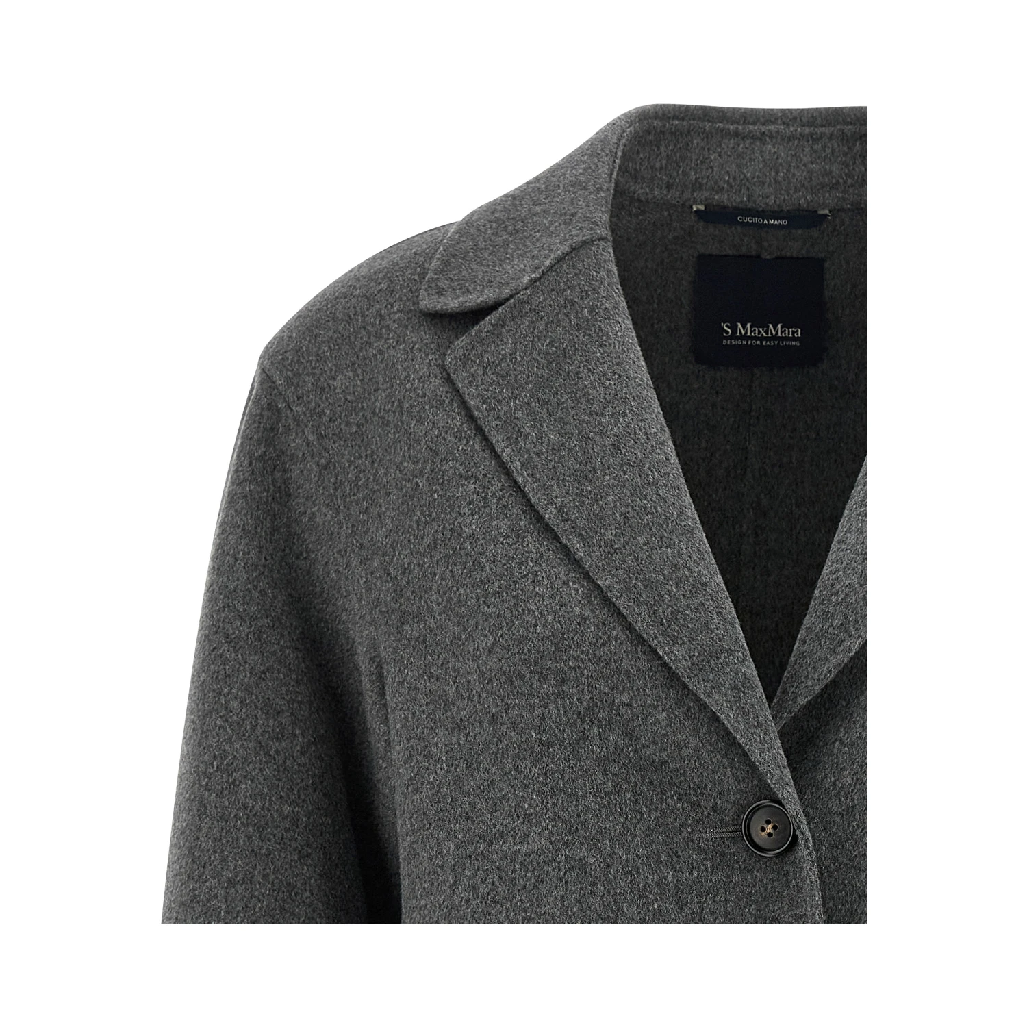 Gray Virgin Wool Blazer