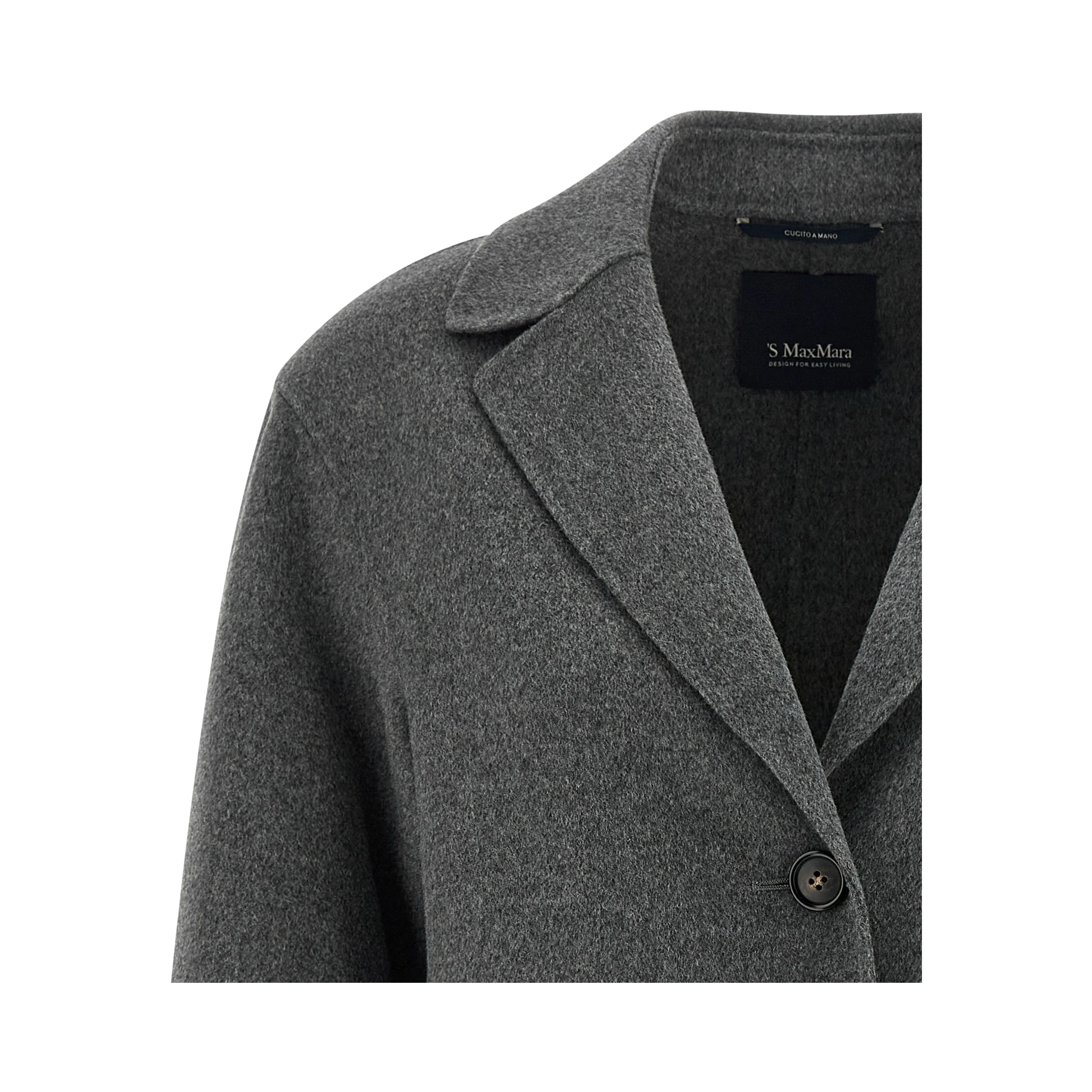 Gray Virgin Wool Blazer