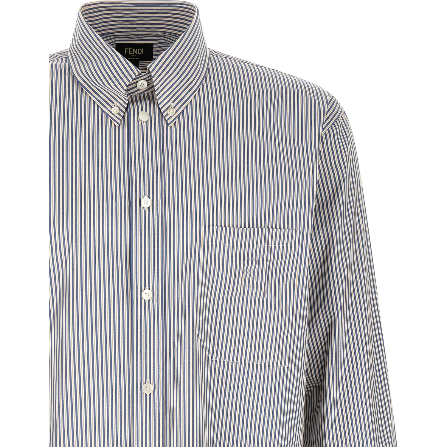 Blue Cotton Blouse
