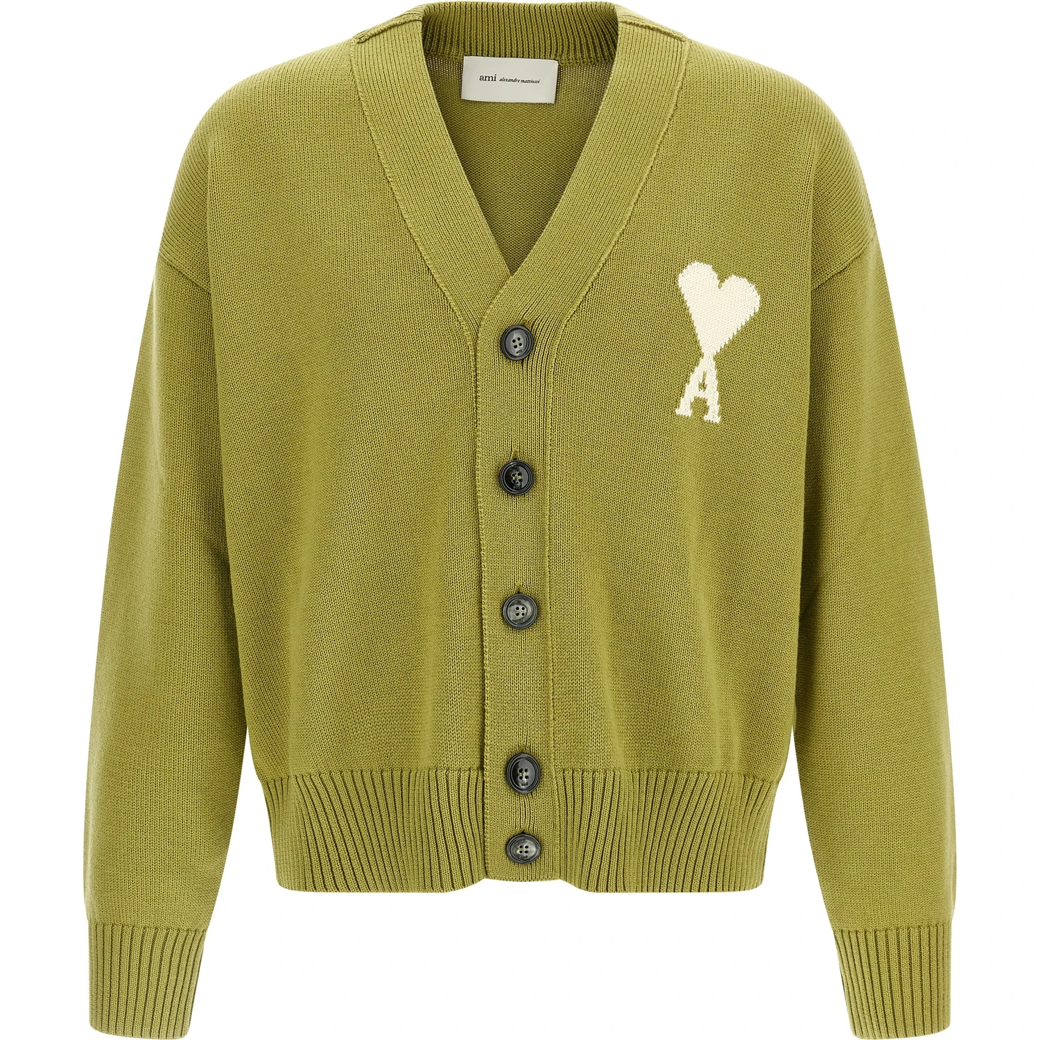 Bicolor Wool Cardigan