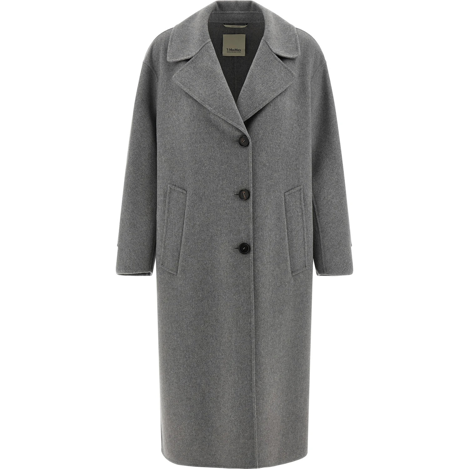 Gray Virgin Wool Coat