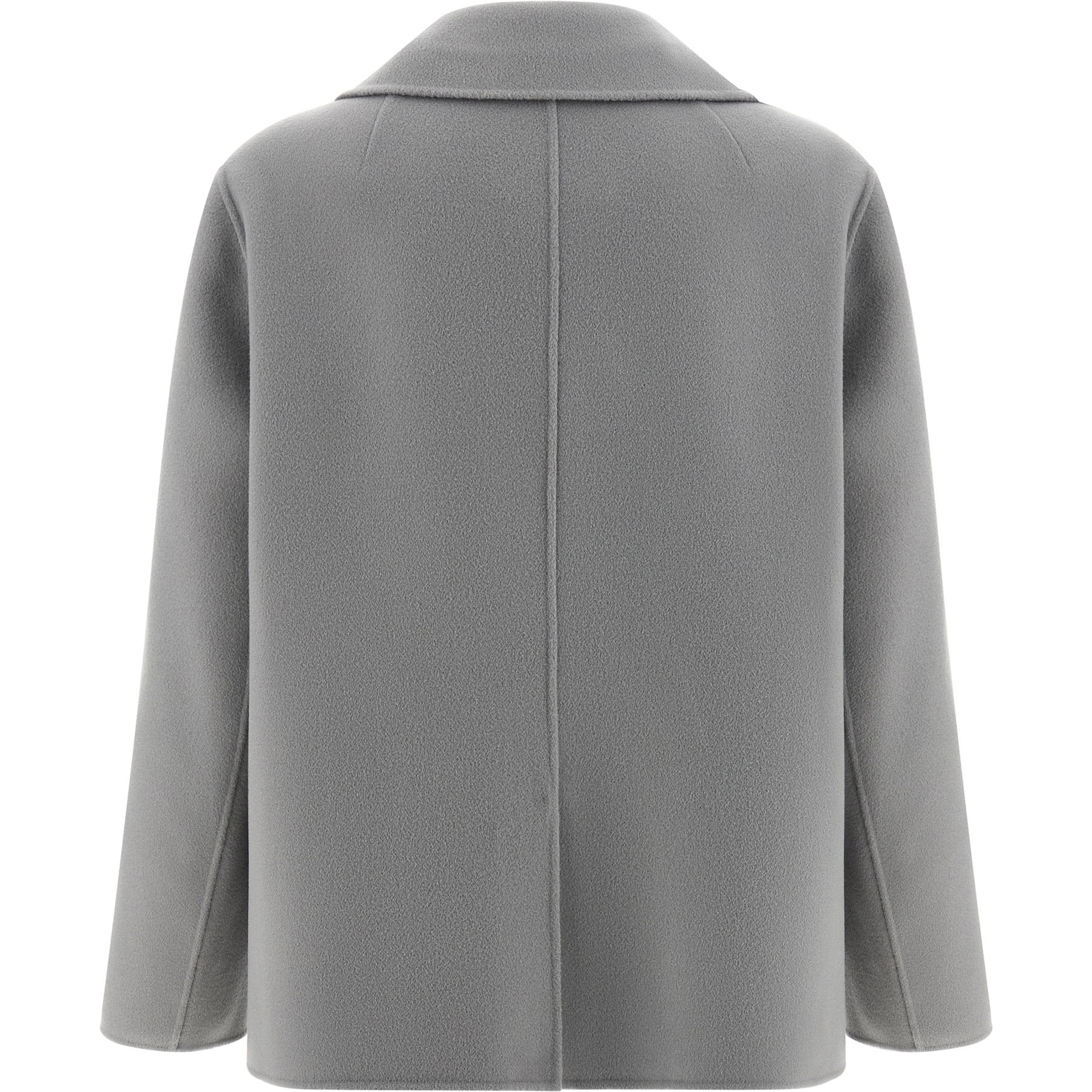 Gray Virgin Wool Blazer