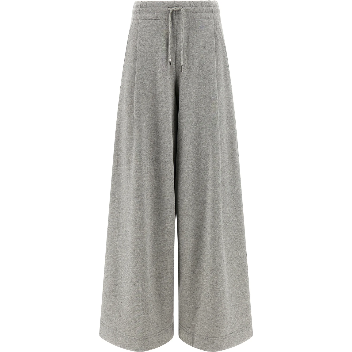 Gray Cotton Casual Pants