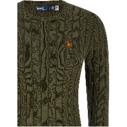 Bicolor Cotton Cardigan