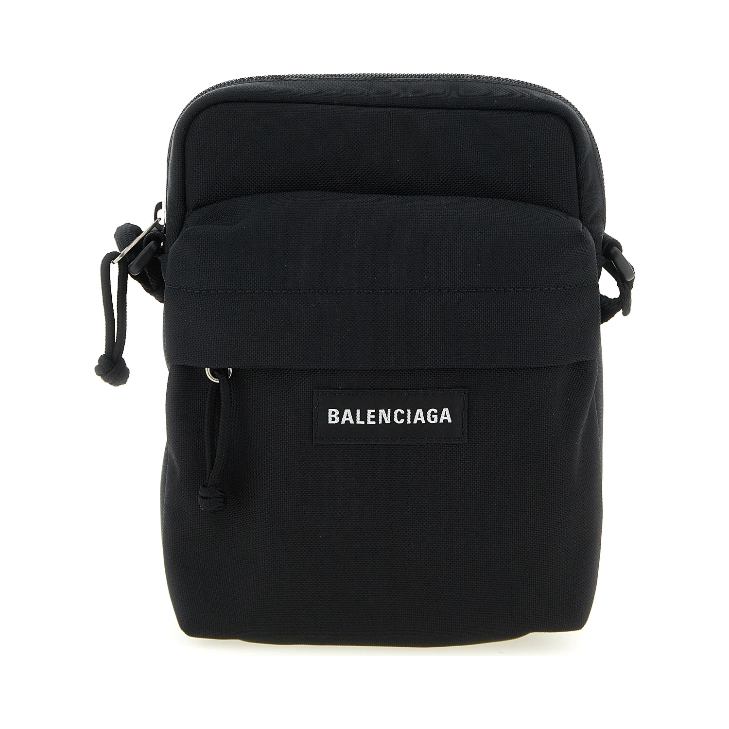 Black Polyamide Crossbody Bag