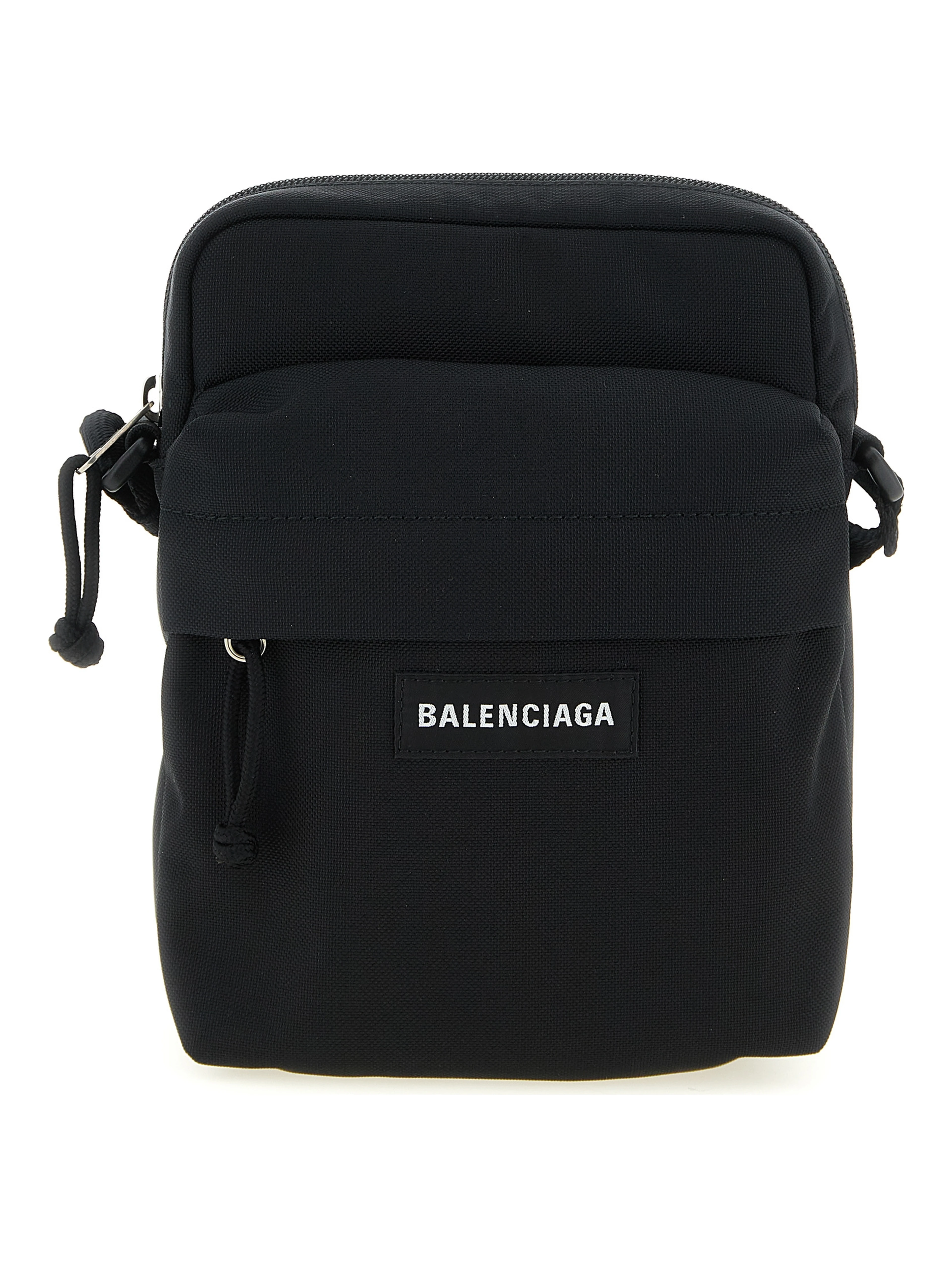 Black Polyamide Crossbody Bag