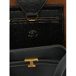 Black Calfskin Tote Bag