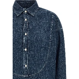 Blue Cotton Blouse