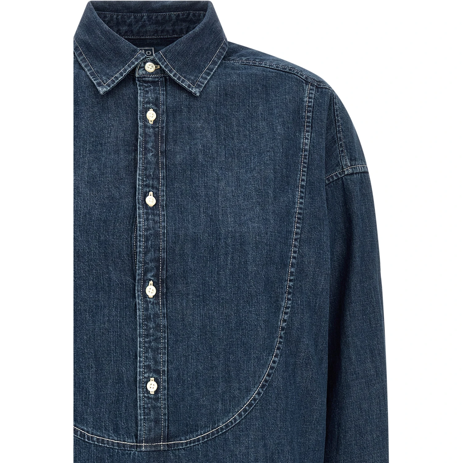 Blue Cotton Blouse