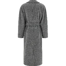 Gray Virgin Wool Coat