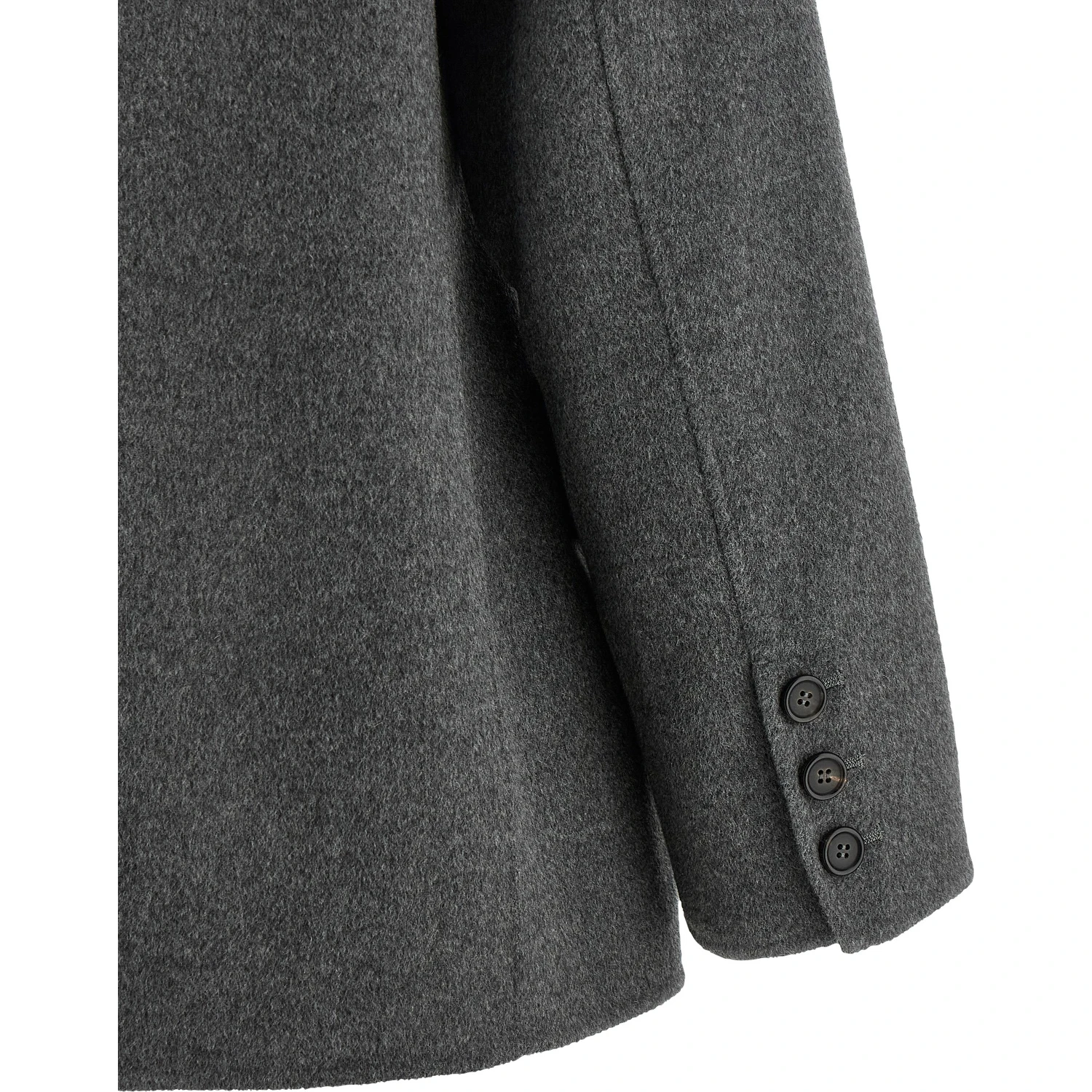 Gray Virgin Wool Blazer