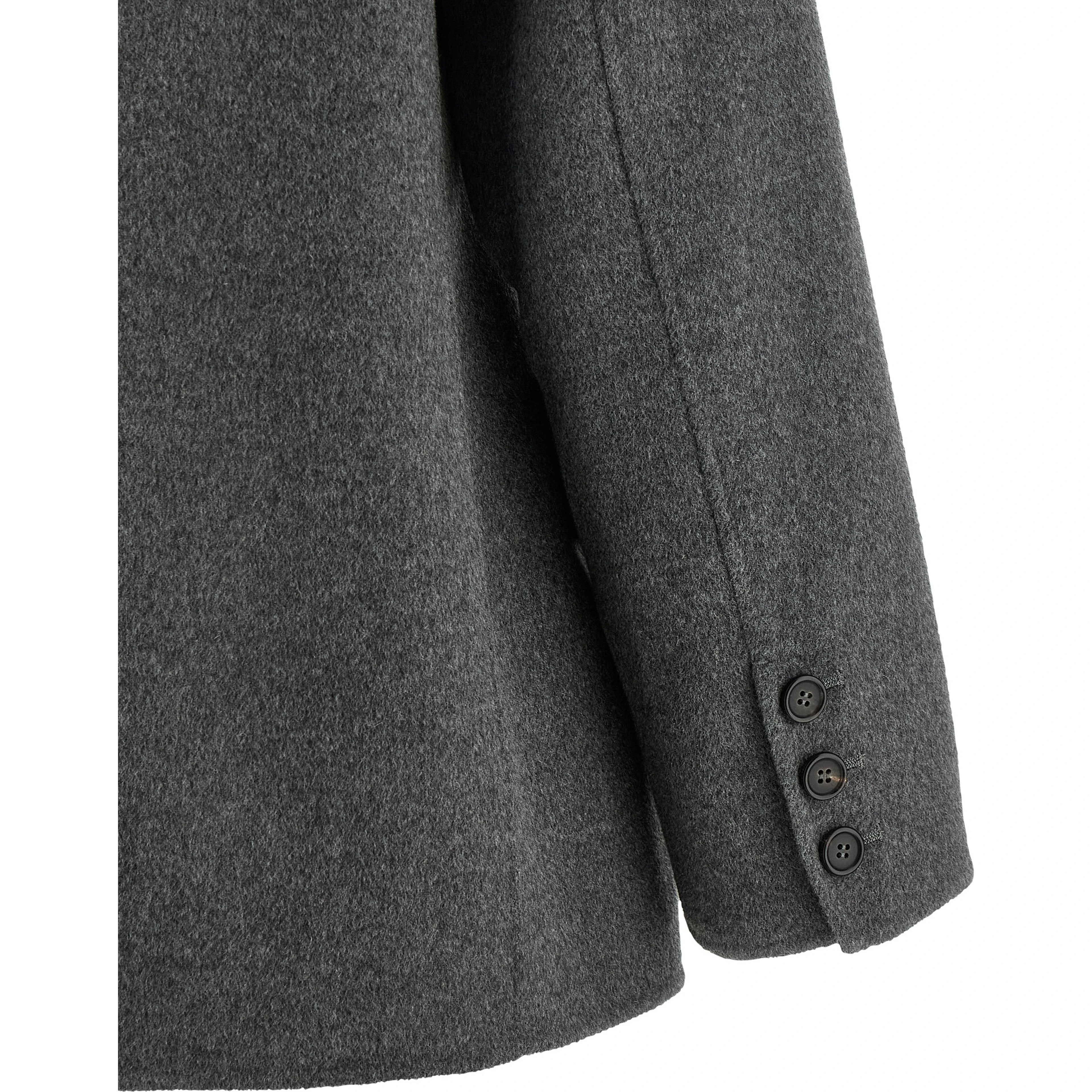 Gray Virgin Wool Blazer
