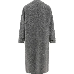 Gray Virgin Wool Coat