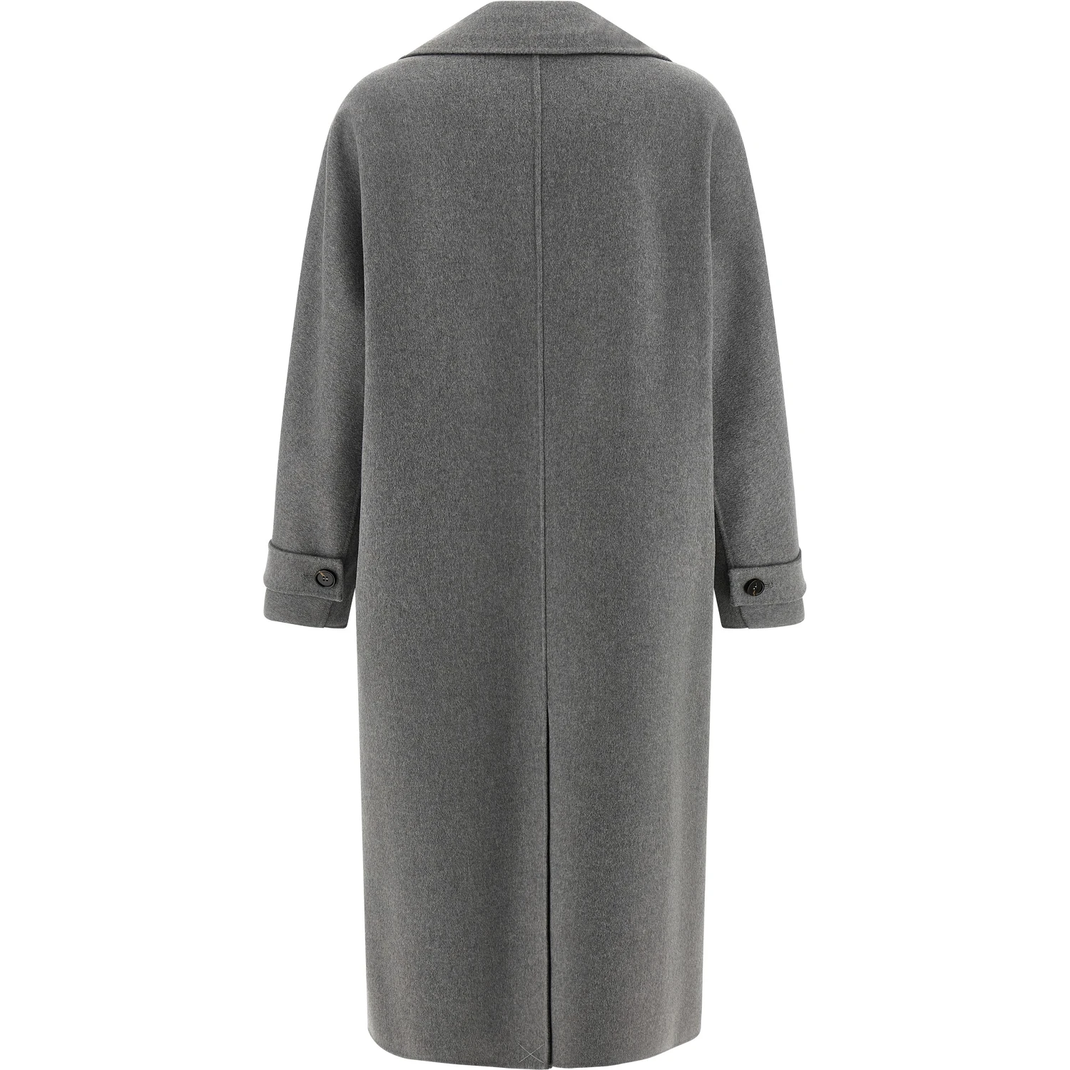 Gray Virgin Wool Coat