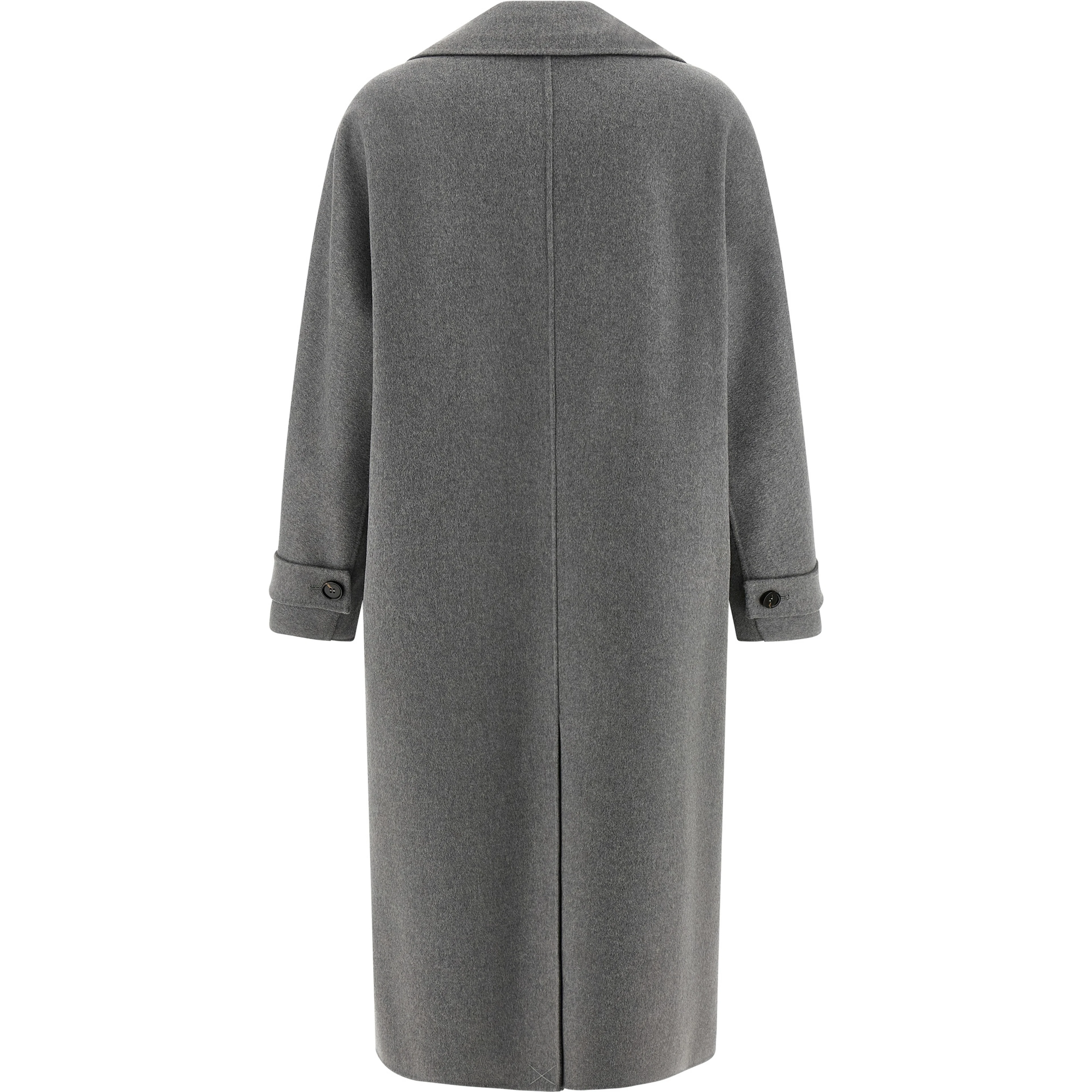 Gray Virgin Wool Coat