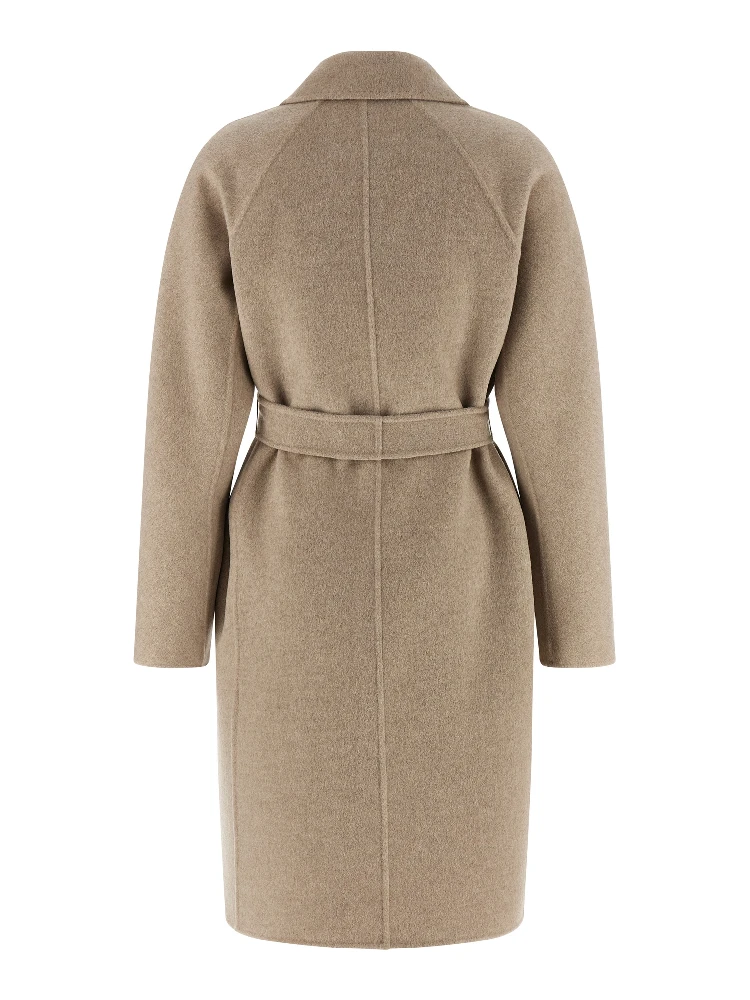 Beige Cashmere Coat alternative